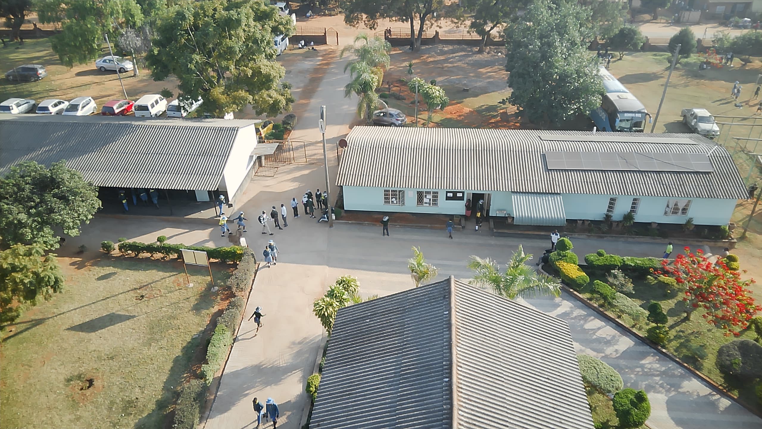 Gaza High School campus view